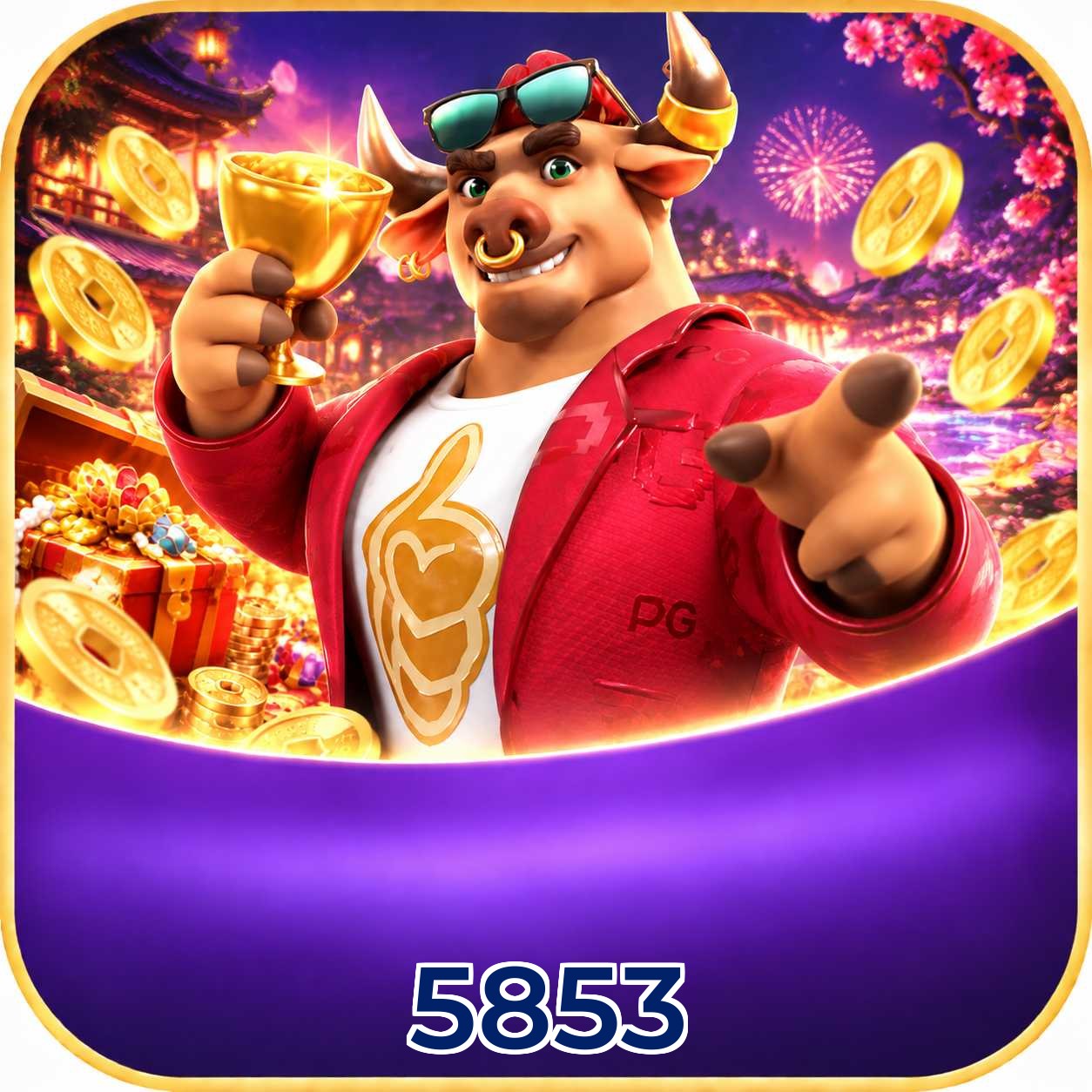 5853